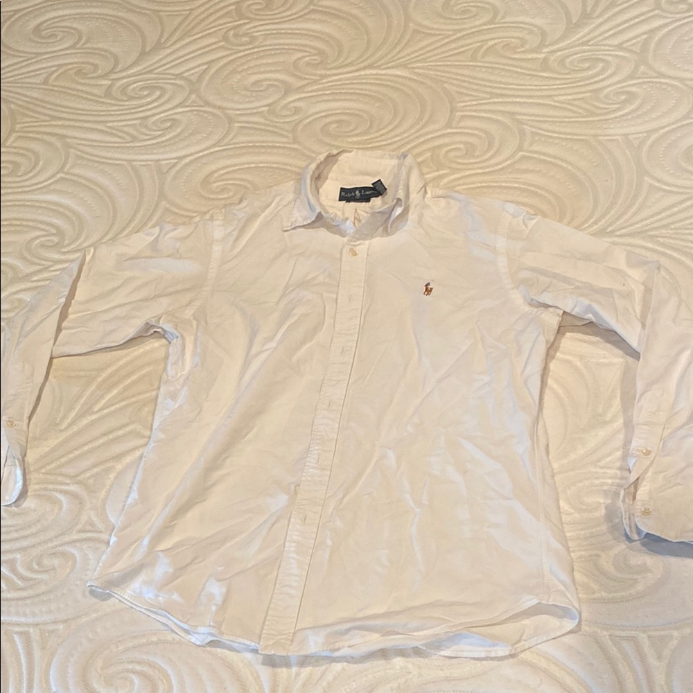 Polo by Ralph Lauren White Casual Button Down Shirt